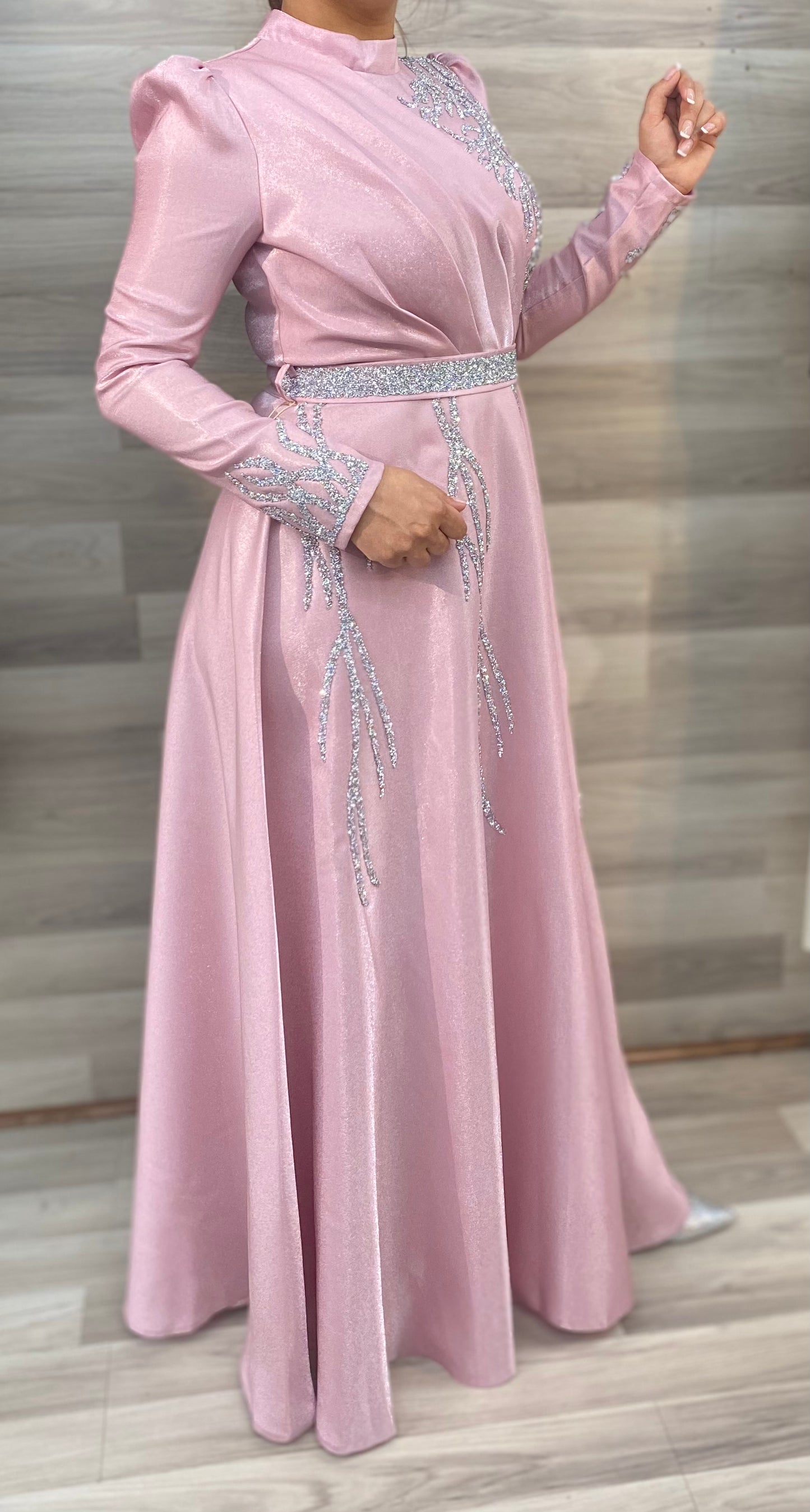 Pink Modest Dress