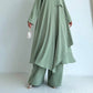 Light Green Long Flora Suit