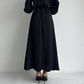 Black Elegant Dress with Belt