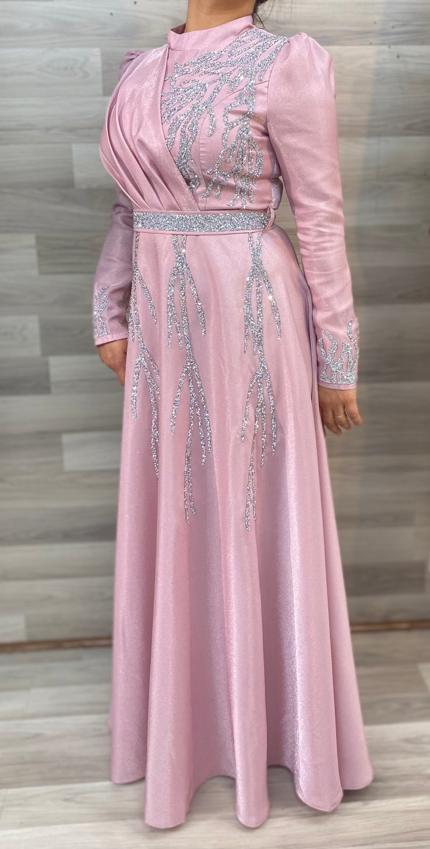 Pink Modest Dress
