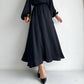Black Elegant Dress with Belt