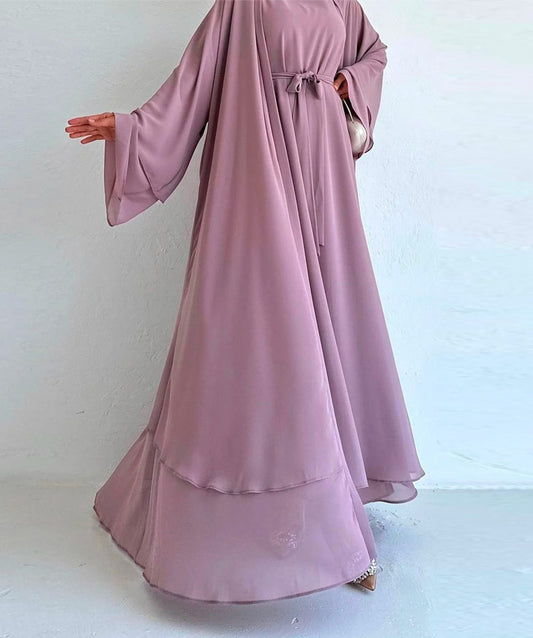 Selina Rose Elegent Abaya with 2 peices