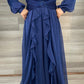 Navy Blue Modest Dress