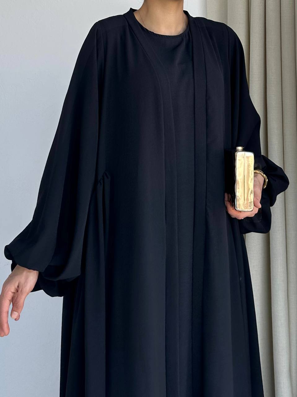 Selina Black Elegent Abaya