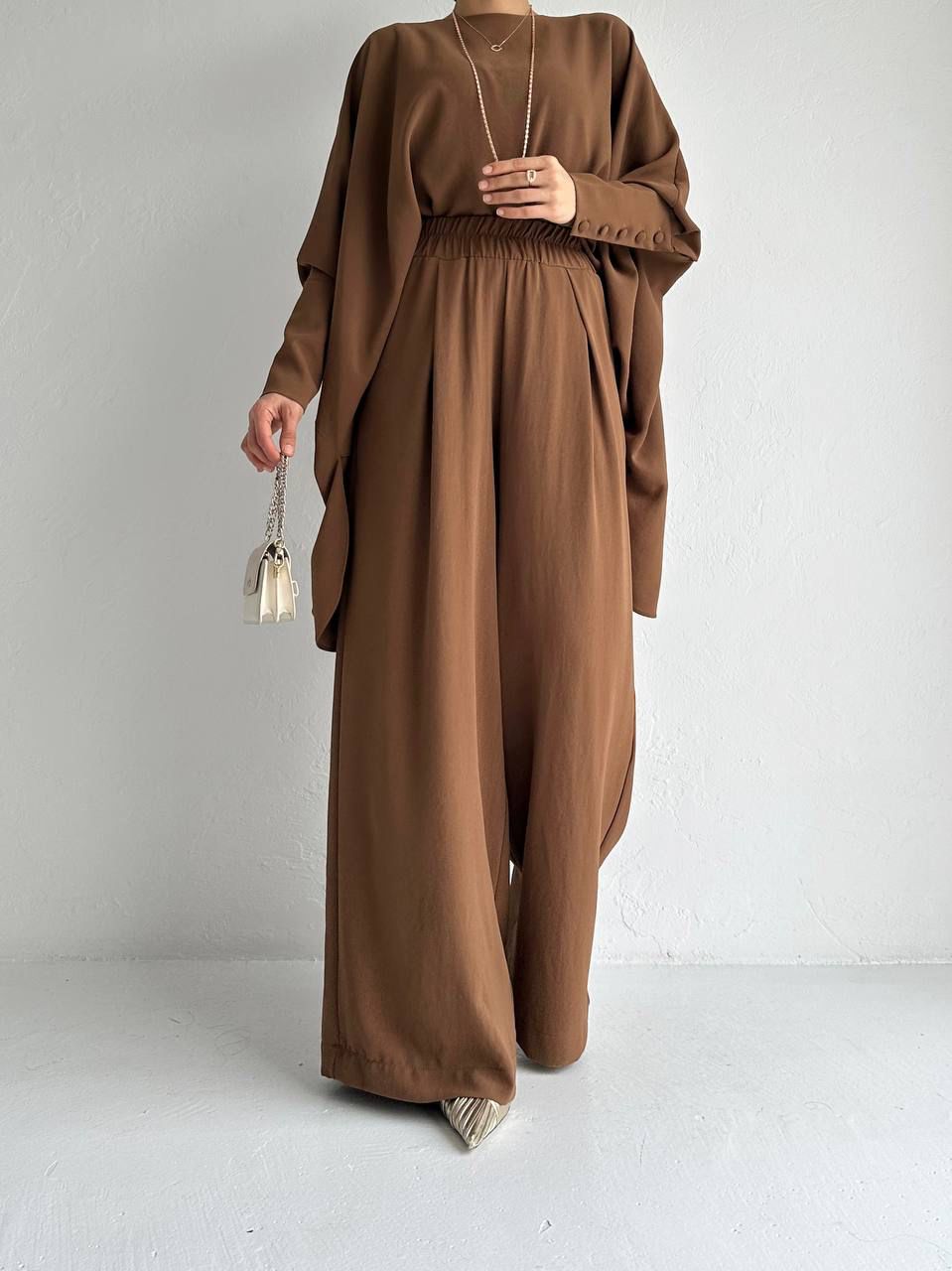 Elegent Brown Double Suit