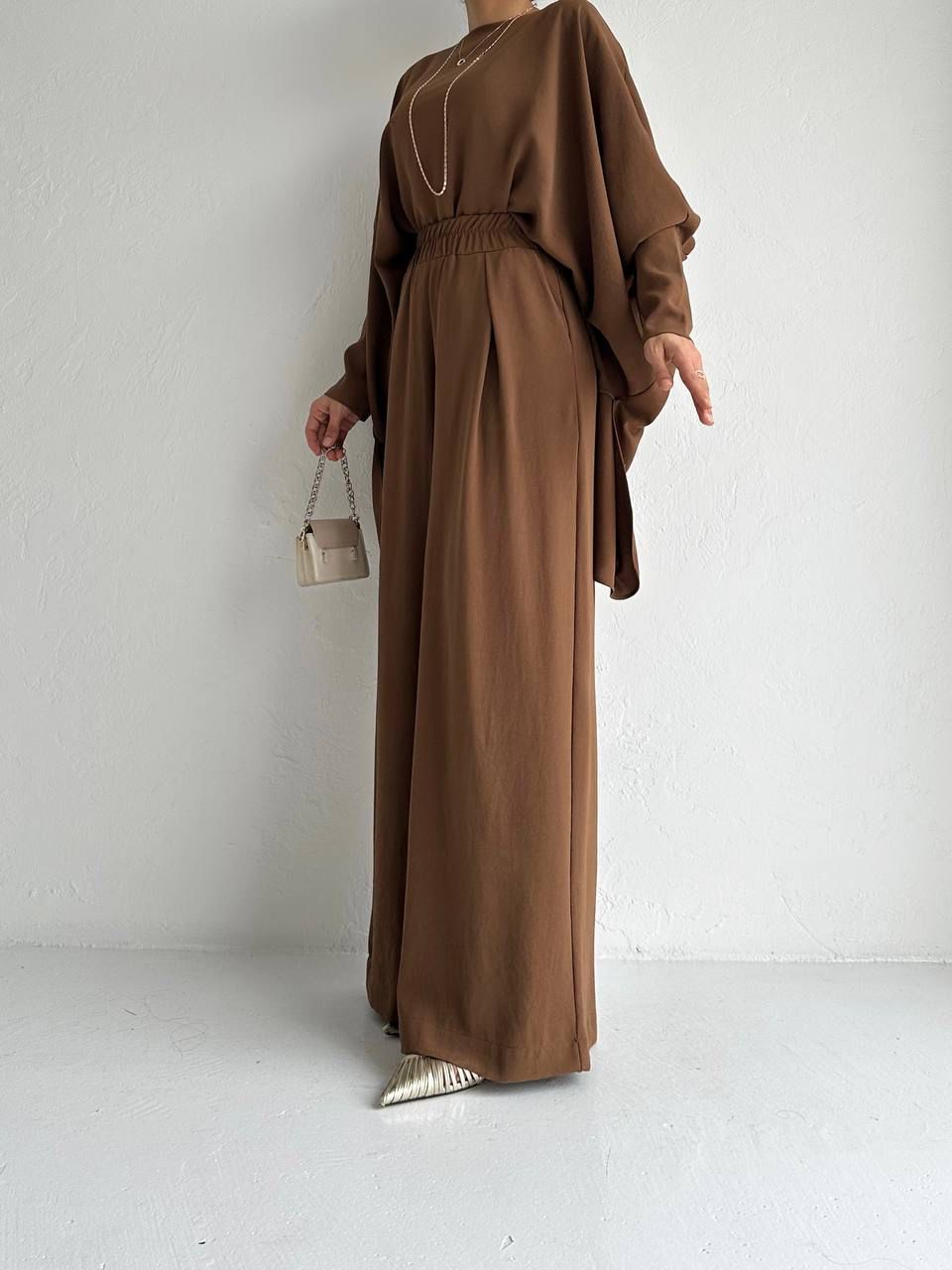 Elegent Brown Double Suit