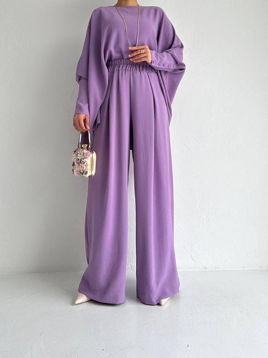 Elegent Purple Double Suit