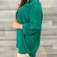 Green Women Shirt With Shoulder Roze