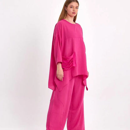 Rose Suit with Pocket