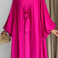 Rose Elegent Abaya 2 peices