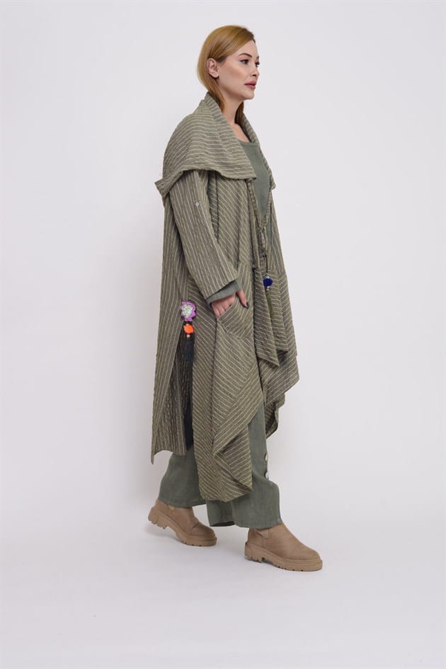 Witch Hooded Tasseled Boho Cap