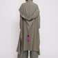 Witch Hooded Tasseled Boho Cap