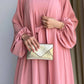 Pale Rose Elegent Abaya