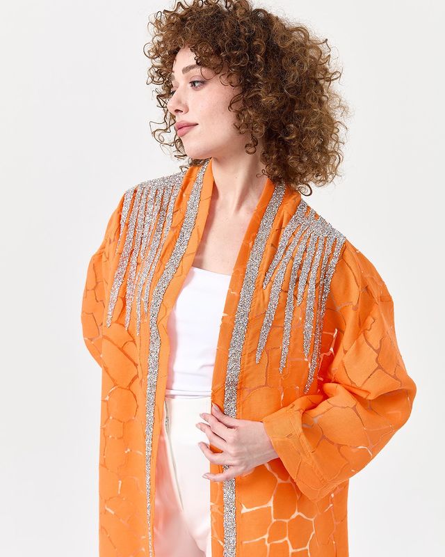 Sela Orange Abaya
