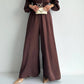 Sali Brown Jumpsuit with Pattern