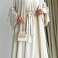 Beige Elegent Abaya with 2 peices