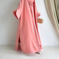 Rose Elegent Abaya with 2 peices