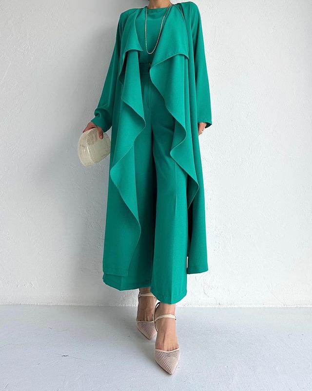 3 Peices Fiorela Green Suit