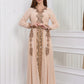 Beige Elegant Moroccan Caftan