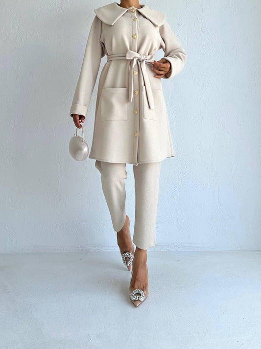 2 Pieces Beige Formal Suits