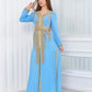 Blue Elegant Moroccan Caftan
