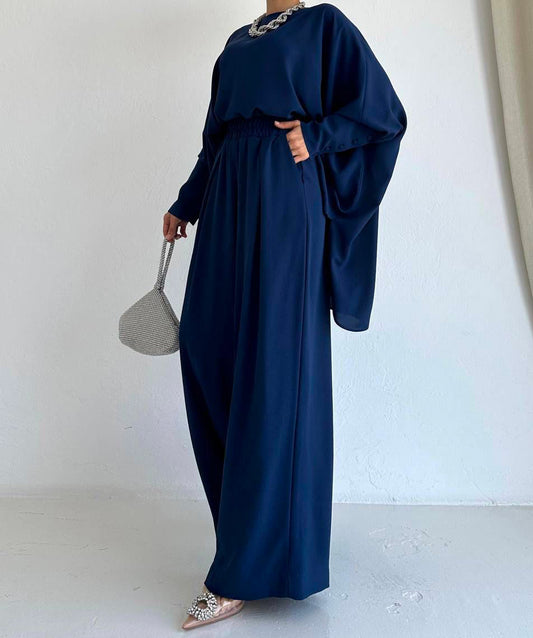 Elegent Navy Blue Double Suit