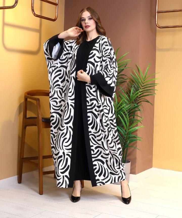Long Double suit Elegent Abaya
