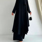 Long Black Modest Suit